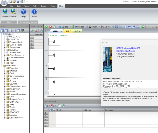 Download Step 7 MicroWin V2.8 for PLC S7-200 Smart