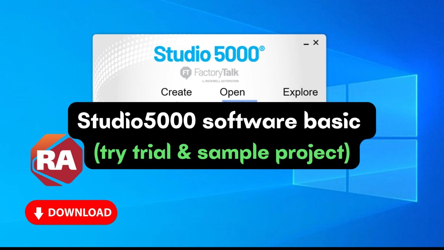 Studio 5000 Software - Trial Version 36 for downloadable