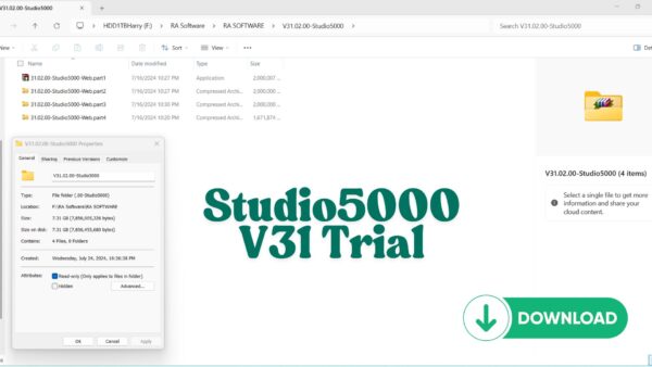 Download Studio5000 Trial 30.02.00 & 31.02.00 – Affordable Automation Software for Learning and Testing