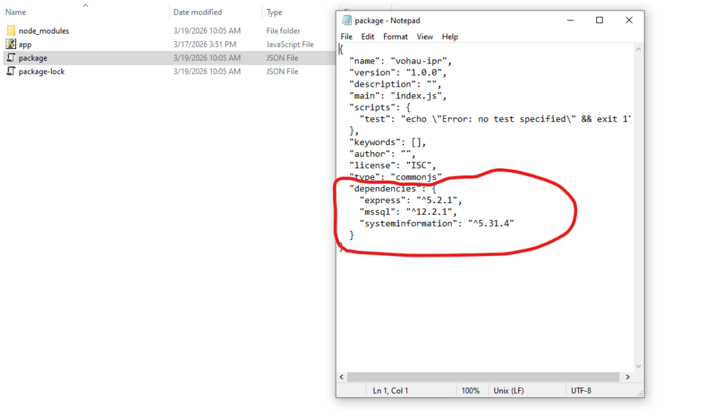 kết nối Node.js với SQL